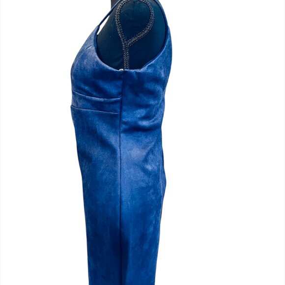 Sexy Navy Blue V-Neck Strappy Mini Dress (NWOT) - Picture 5 of 5